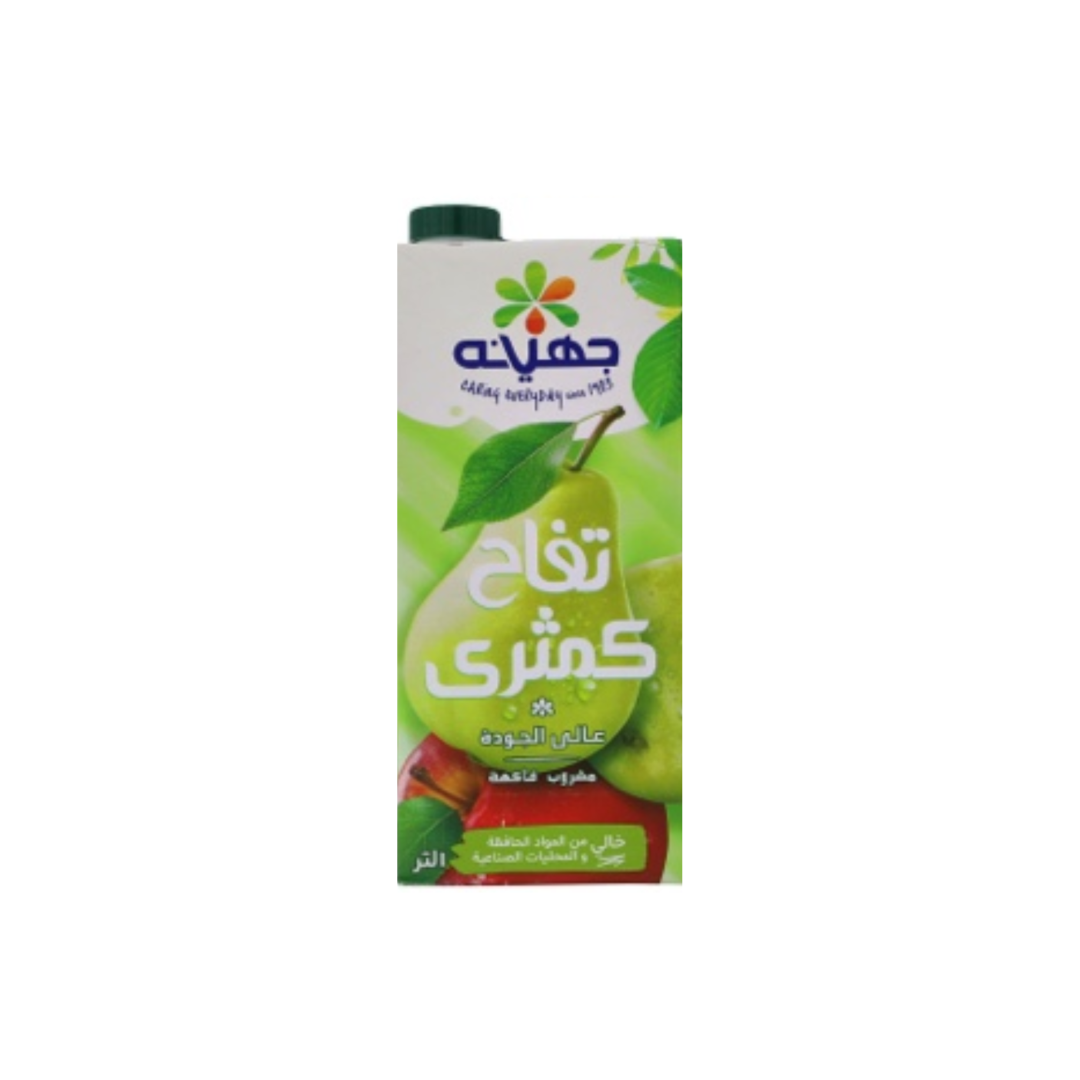 جهينه عصير تفاح كمثري 1 لتر *12