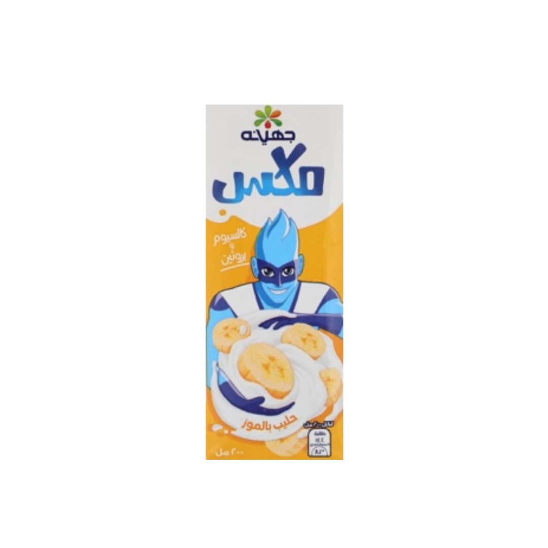 جهينه مكس موز 200مل*27