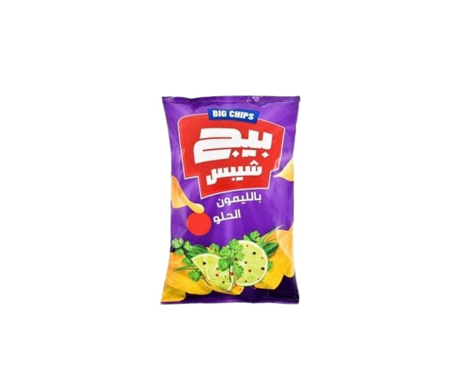 بيج شيبسي 10ج ليمون حلو*15