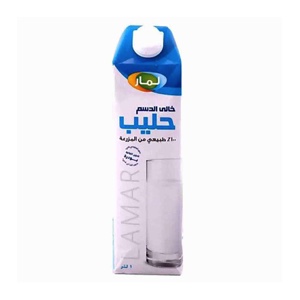 لمار حليب خالي الدسم 1 لتر *12