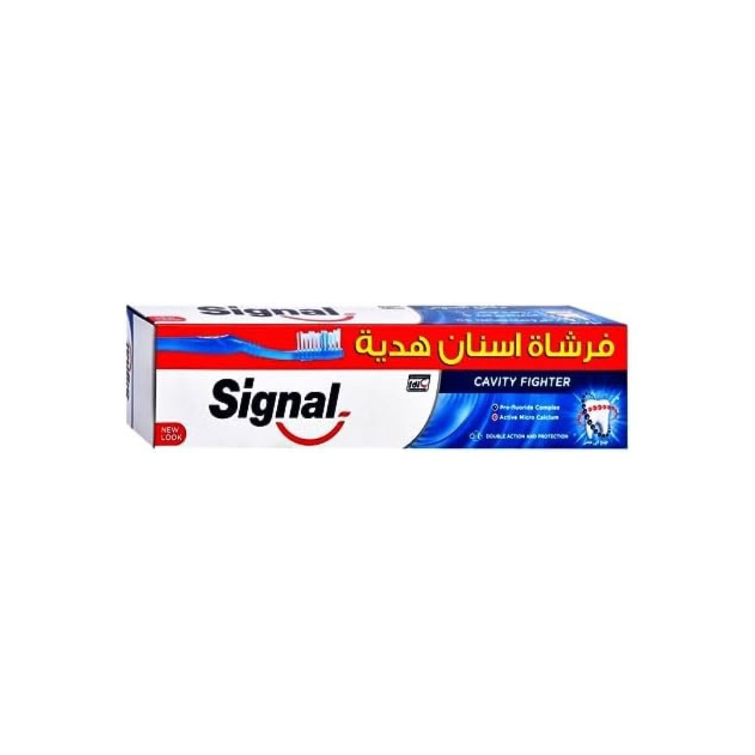 سيجنال معجون 50 مل +فرشه هديه*12قطعه*6بالته