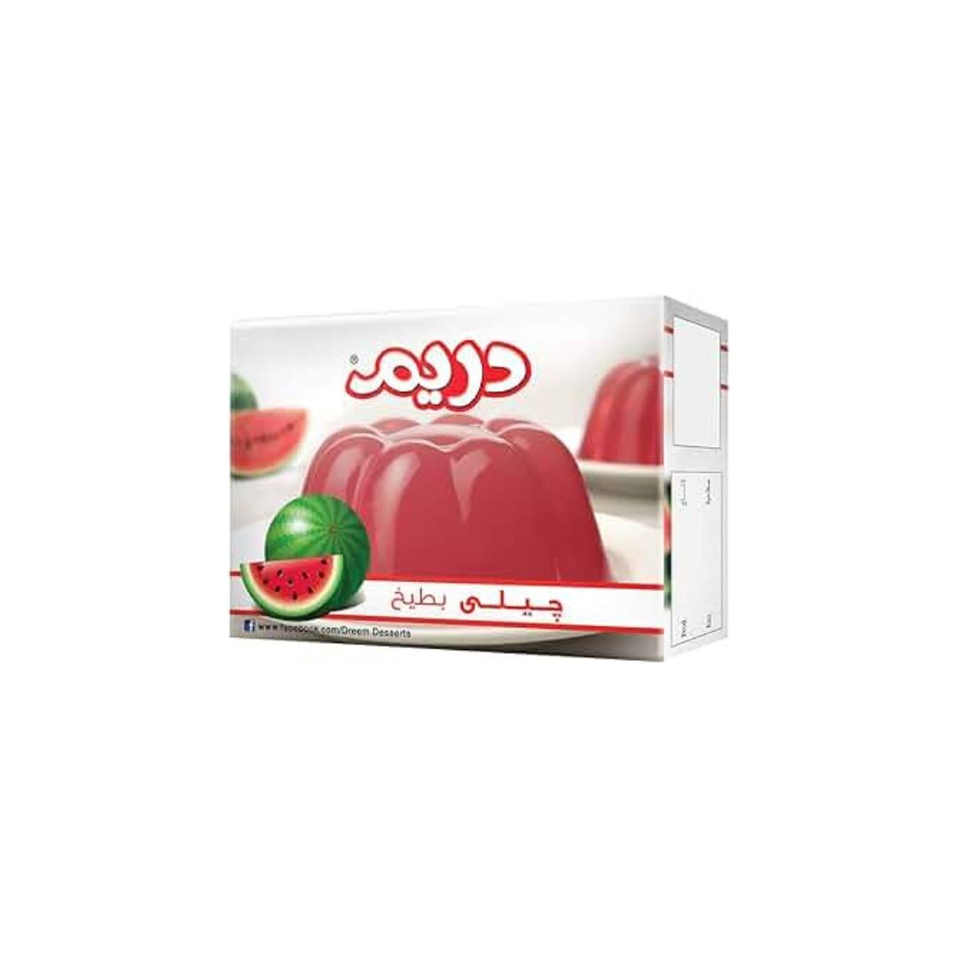 دريم جيلي بطيخ70 جرام*12 علبه*12 بالته
