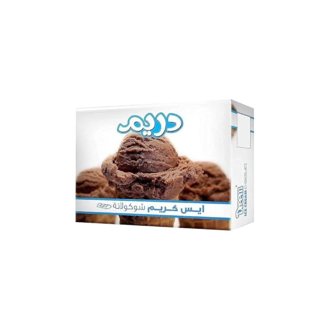 دريم ايس كريم شوكولاته  80جرام * 12علبه *12 بالته
